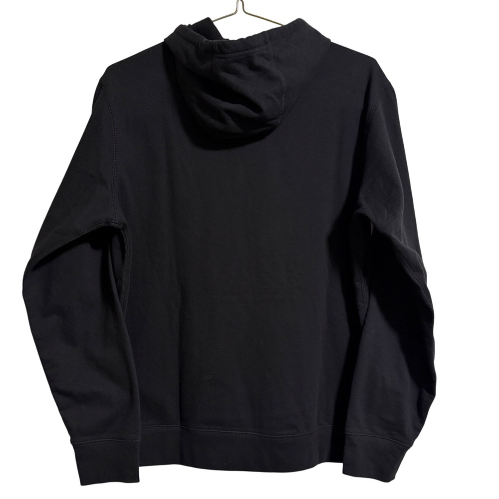 Eddie Bauer Mens Camp Fleece Pullover Hoodie Black Medium NWT - Picture 6 of 6